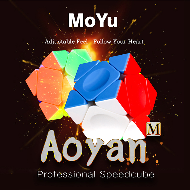 MoYu AoYan M Magnetic Skewb Cube Black